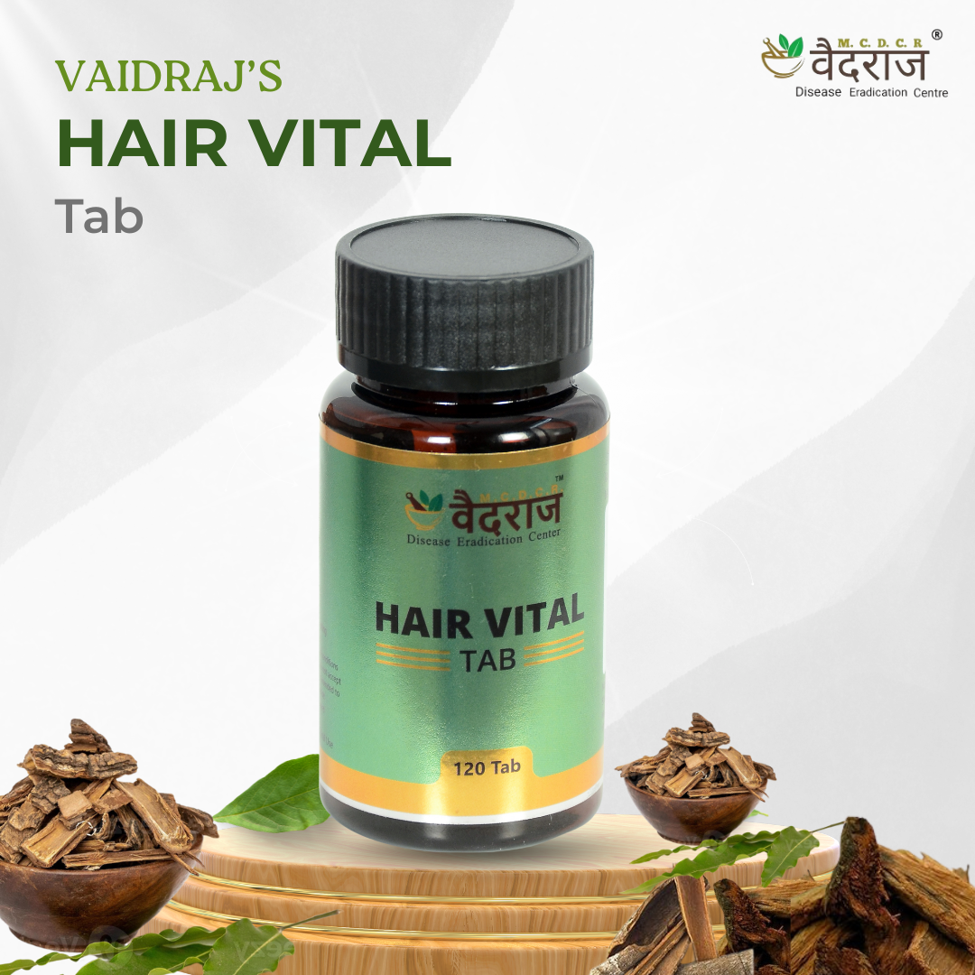 Hair vital - Ayurvedic Supplement for Hair Growth, Strength & Scalp Nourishment