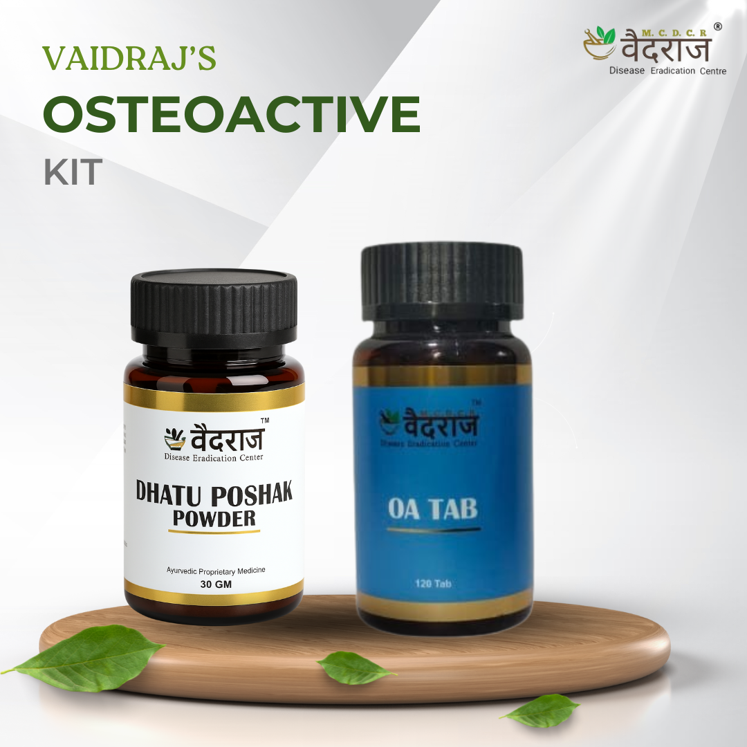OstioActive Kit - Advanced Ayurvedic Care for Osteoarthritis, Joint Pain & Bone Strengthening