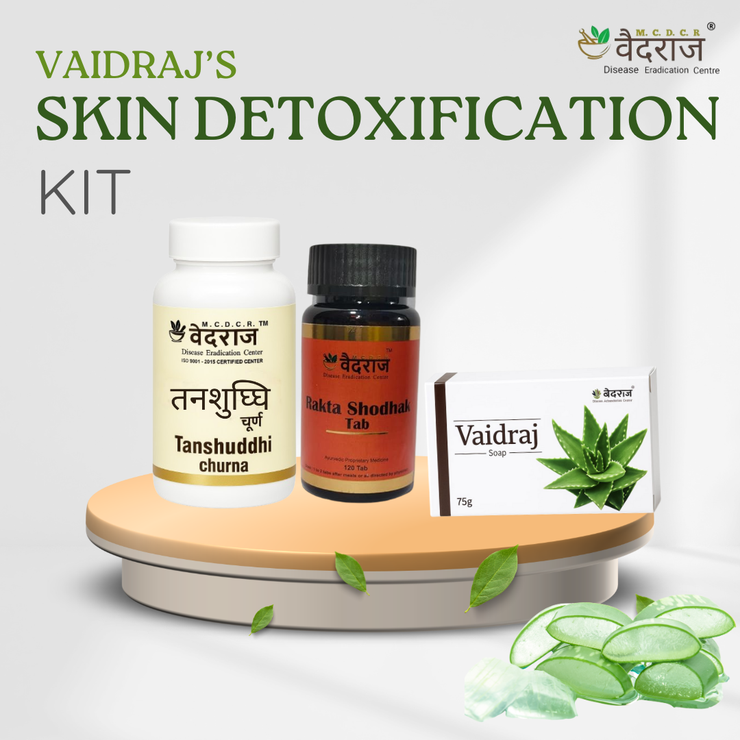 Skin Detoxification Kit – Ayurvedic 3-Step Solution for Acne, Pigmentation & Blood Purification