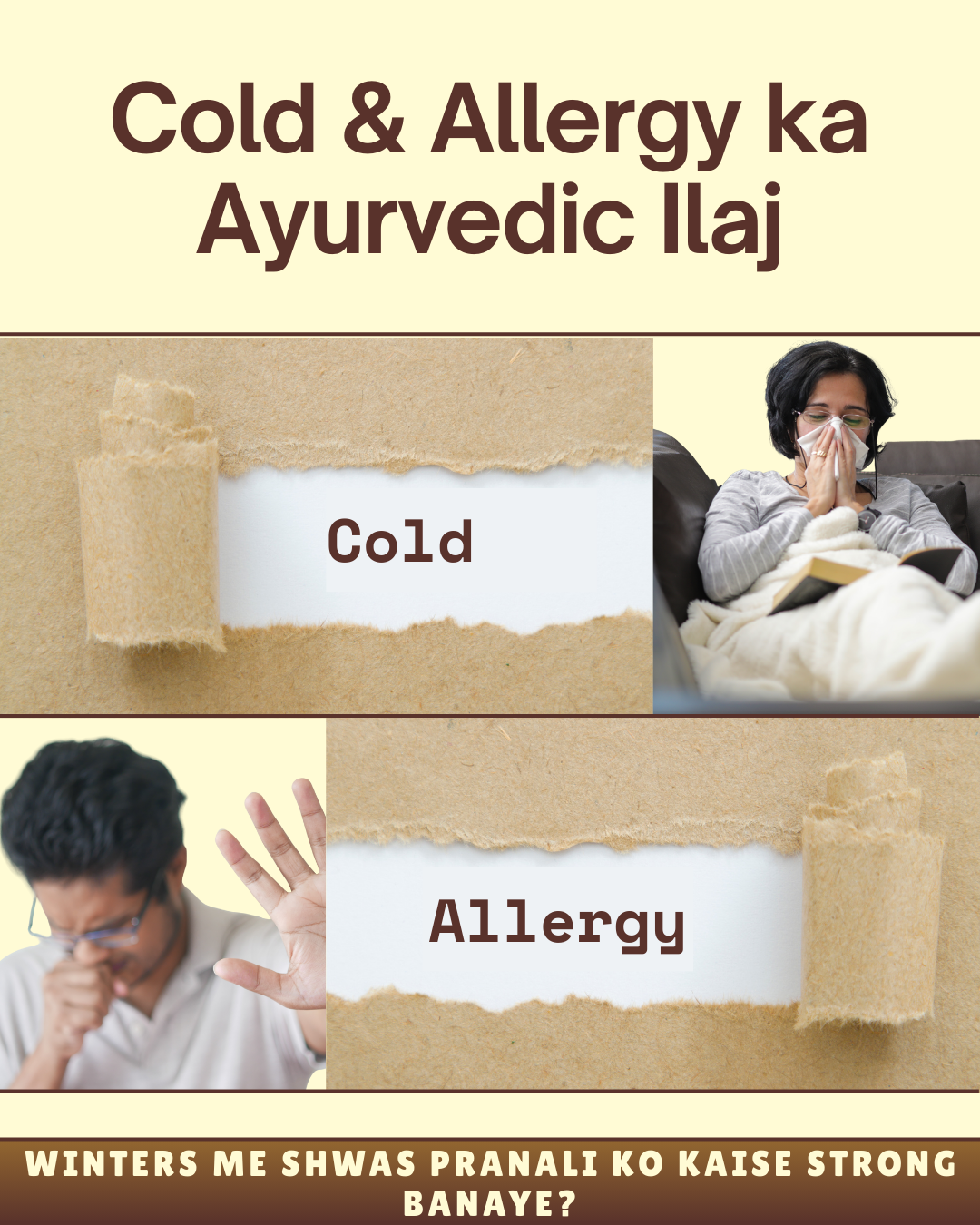 Cold & Allergy ka Ayurvedic Ilaj – Winters me Shwas Pranali Ko Kaise Strong Banaye?